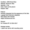 Svart Bagagehållare Bakre Rack Plate Kit för Yamaha MT-10 2016-2017 Generic