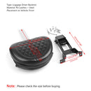 Plug-In-Fahrerrückenlehne + Montagesatz für Indian Chieftain Roadmaster 14-18 BLK Generic