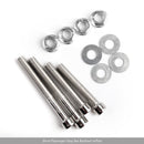 Oparcie Sissy Bar z podkładką dla Harley Sportster Iron Nightster 883 1200 XL 2004-2016 Generic