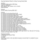 Sissy Bar Selkänojan kolmiokiinnityslevy Harley Touring Street Glide Genericille