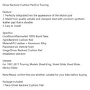 1-osainen moottoripyöräilijän selkänojatyyny Touring FLHT FLHX FLHR Generic -malliin