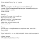 Podkładka oparcia kierowcy dla kierowcy do Touring Road Glide FLTR Road King Generic