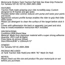 Almofada lateral de tração do tanque, punho de joelho para gás combustível para Yamaha YZF R1 2004 2005 2006