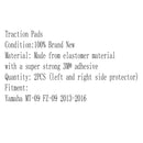 Almohadilla de tracción para tanque, rodilleras laterales de gas 3M para Yamaha MT-09 FZ-09 2013-2016