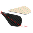 Armor Traction Block Side Gas Knee Grip Guard 3M para Yamaha R1 2007-2008 Negro