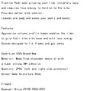 Almohadillas de tracción para tanque, rodilleras laterales de gas para Kawasaki ZX10R ZX1000 NINJA 2004-2007