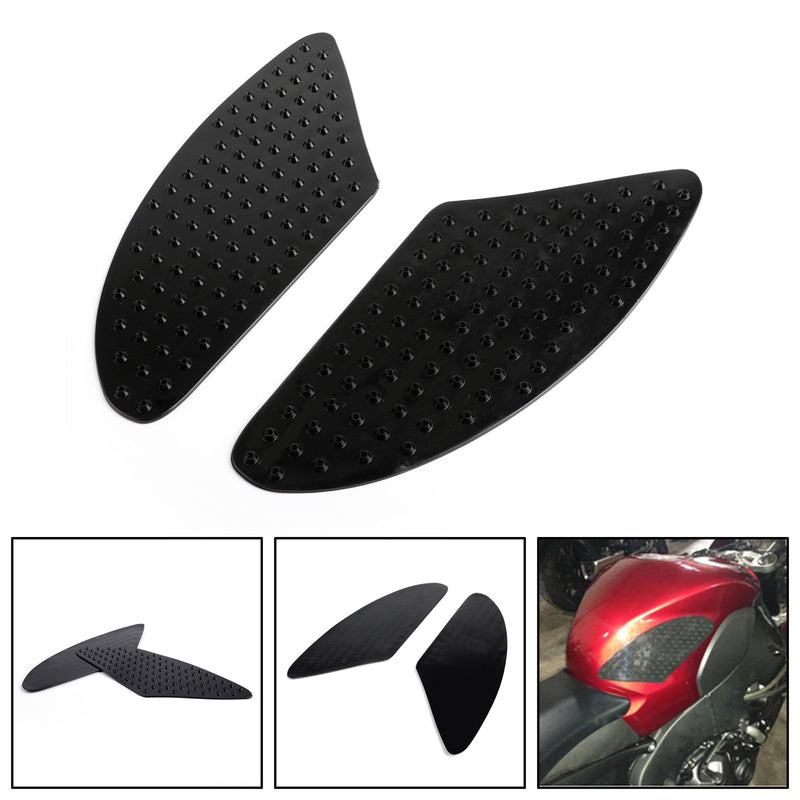 Tankpute Traction Side Gas Kne Grip Protector 3M For Kawasaki ZX 6R Z1000 Bk F