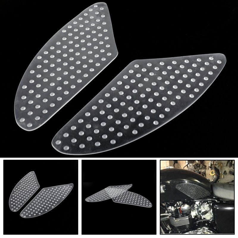 Tankpute Traction Side Gas Kne Grip Protector 3M For Kawasaki ZX 6R Z1000 Bk F