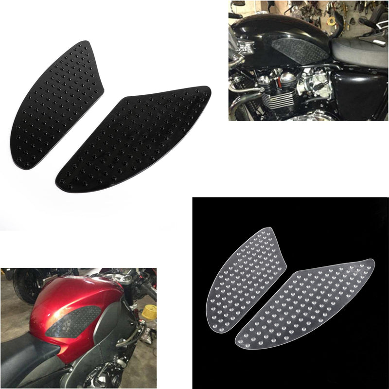 Tankpute Traction Side Gas Kne Grip Protector 3M For Kawasaki ZX 6R Z1000 Bk F