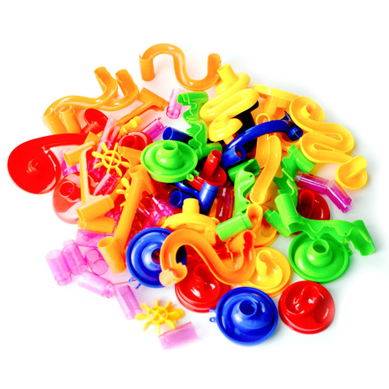 105 kpl Lasten Marble Run Race Set Rautatien rakennuspalikat Rakennusratalelu yleinen