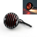 Round Motorcycle Tail Brake Light For Harley Bobber Chopper Rat Custom Gold