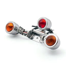 Universal moottoripyörän pidike rekisterikilven pidikkeelle, takavalo, jarruvalo, geneerinen