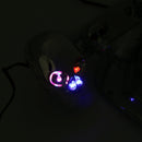 Chromovaná lebka motocyklu s integrovaným brzdovým dorazovým zadním blinkrem pro Harley