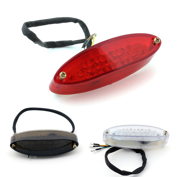 LED Motorcycle Bike Brake Running License Plate Tail Light Universal