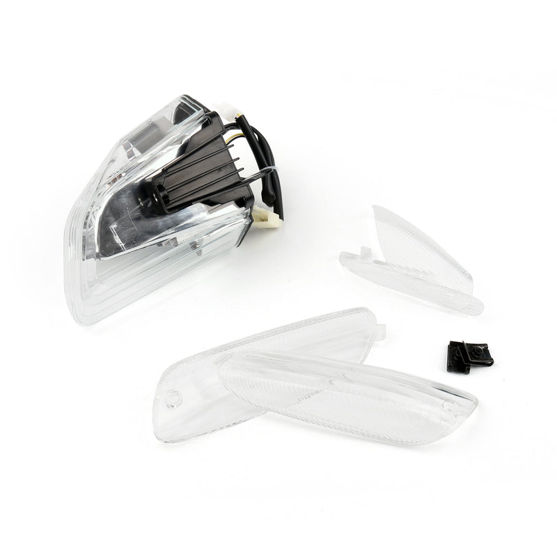 Luz trasera LED transparente con señales de esquina para Aprilia RSVR Factory RSV1000