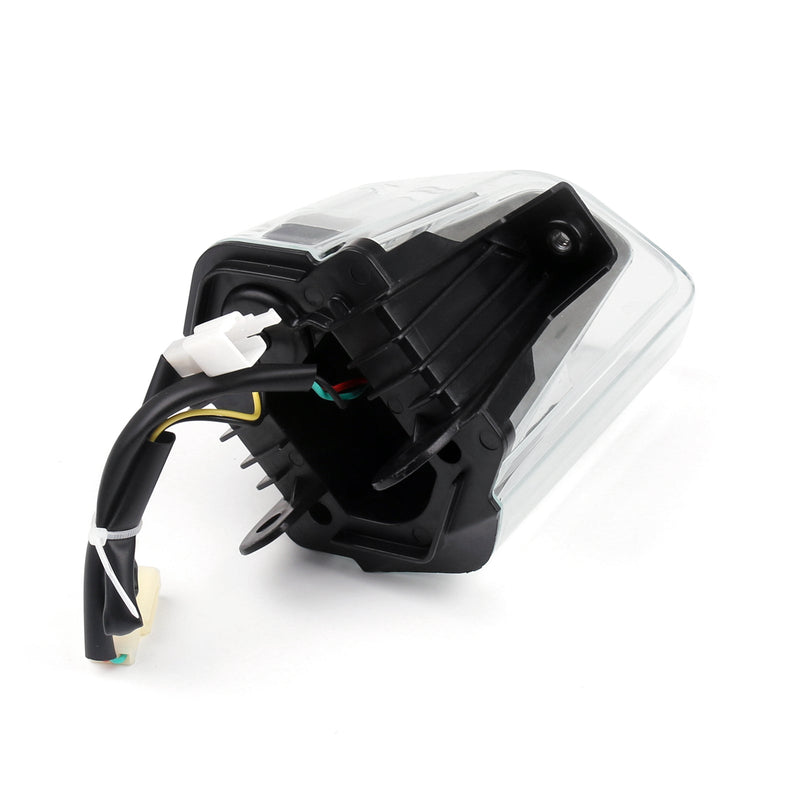 Luz trasera LED transparente con señales de esquina para Aprilia RSVR Factory RSV1000