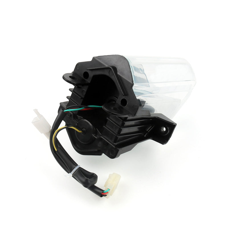 Luz trasera LED transparente con señales de esquina para Aprilia RSVR Factory RSV1000