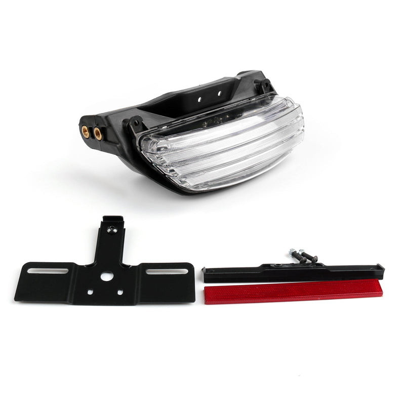 Tri-Bar Fender LED bakljus + fäste för Harley Softail FXST FXSTB FXSTC Generic