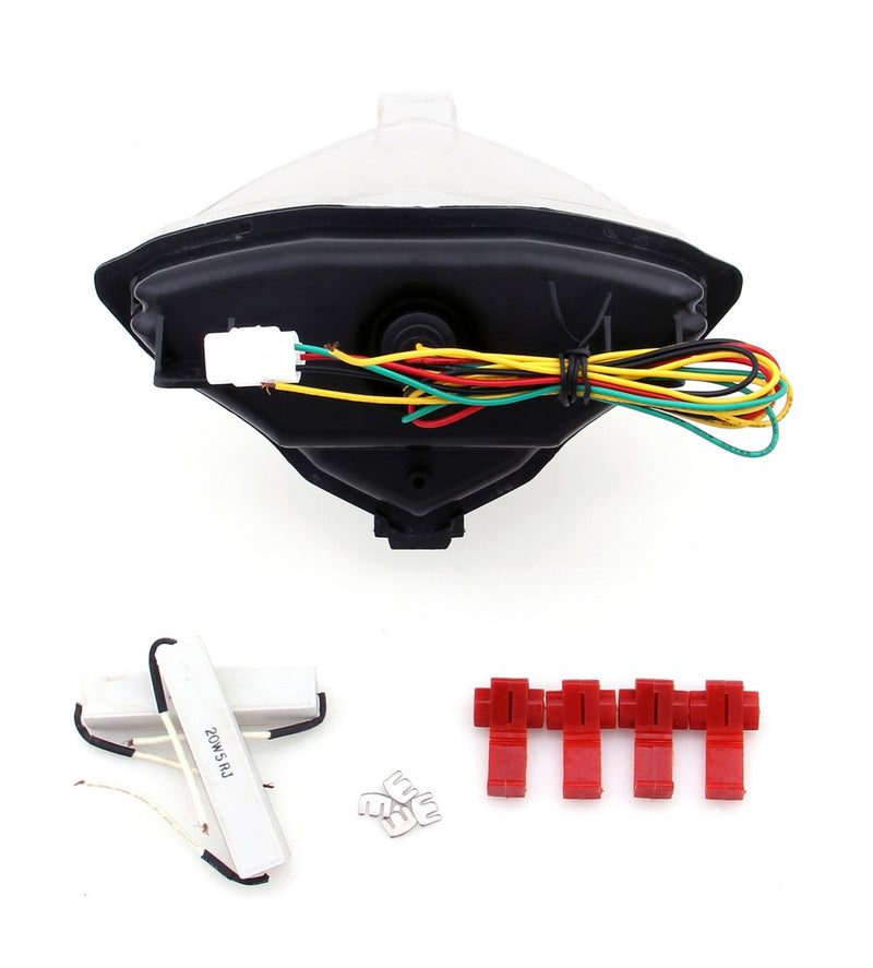 Integrerade LED-bakljus blinkers för Yamaha YZF R1 2004-2006 Generic