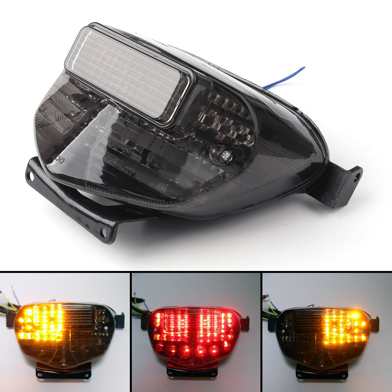 Integroitu LED-takavalo Suzuki GSXR 600/750 (01-03) GSXR1000 (01-02) 2-värinen geneerinen