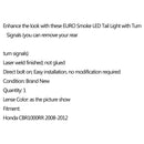 Lanterna traseira LED integrada para Honda CBR1000RR (08-2016) genérica de 2 cores