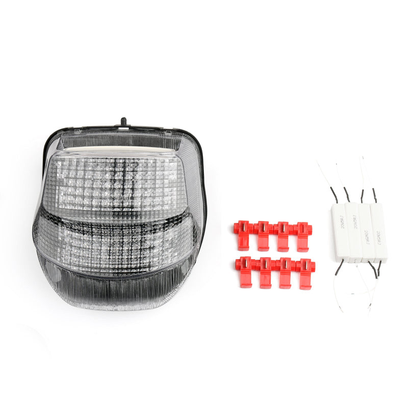 Lanterna traseira LED + indicadores de direção para Honda CBR1100XX (99-2006) genérico de 2 tons