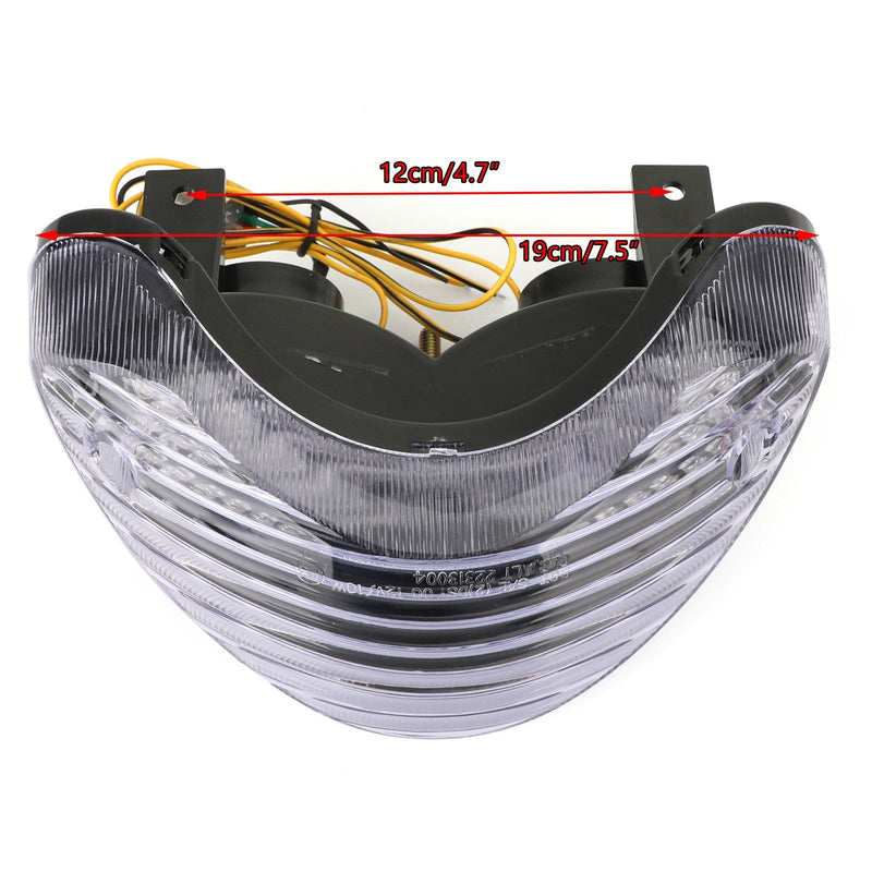 Røykfarget LED-baklykt med integrerte blink for Suzuki SV650 99-03 TL1000R