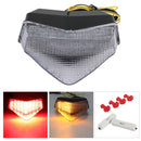 Integrierte LED-Rücklicht-Blinker für Tiger Speed Triple Sprint ST, 2-farbig generisch