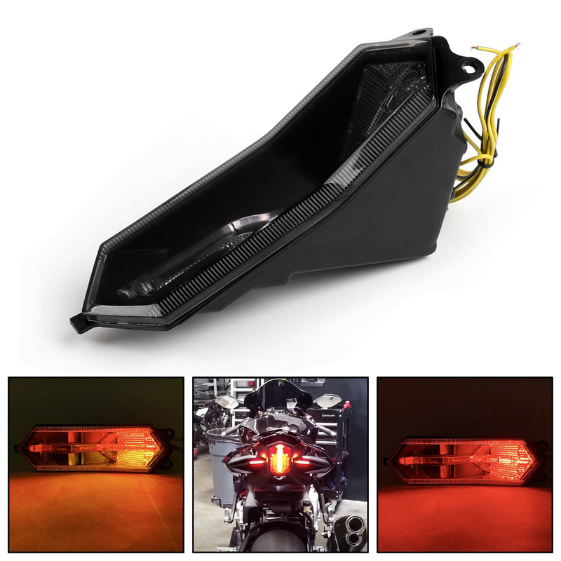 Luzes traseiras piscas integrados para Yamaha YZF R6 R1 R1S R7 2015-2022 Genérico
