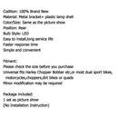 Motorcykel Eagle Led bakljus med skylt för Harley Chopper Bobbe, 2 färger Generic