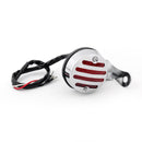 Kryt grilu Červené zadní světlo Brzdové světlo pro Harley Cafe Racer 2 Colors Generic