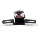 Płomień ognia tylne światło tylne błotnika światło hamowania dla Harley Cafe Racer Bobber, 2 kolory ogólne