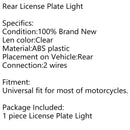 Motocykl LED zadní zadní SPZ Osvětlení SPZ Mini koncová světla