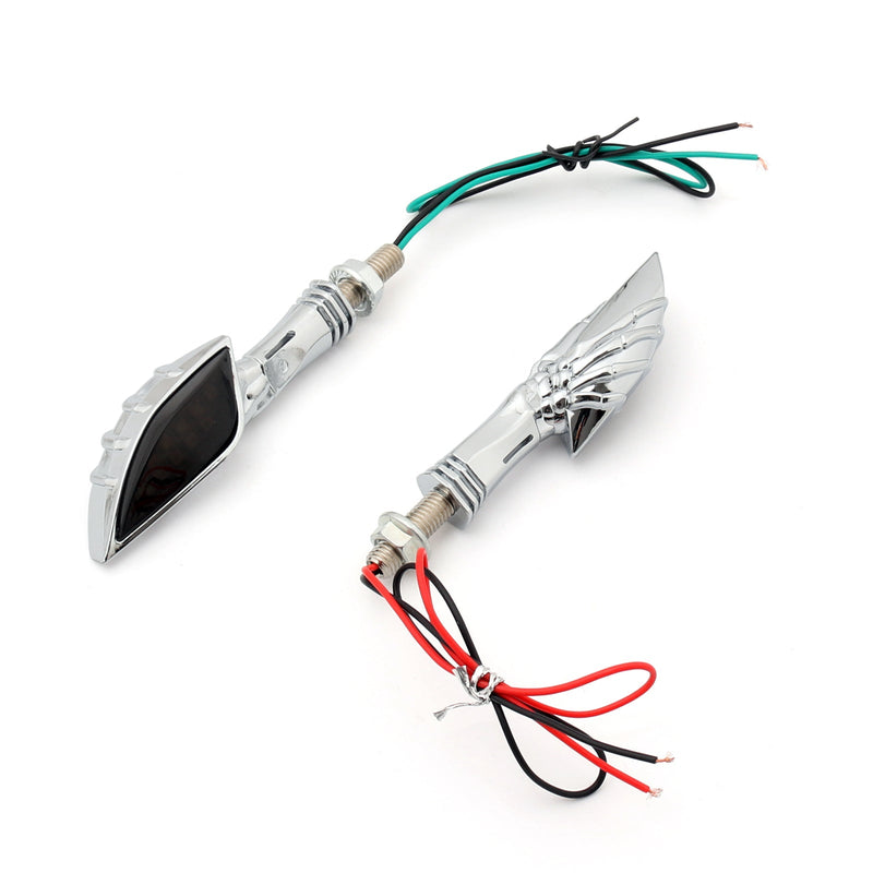 Universal Skeleton Hand LED Blinker Blinkeranzeige 3-farbig generisch