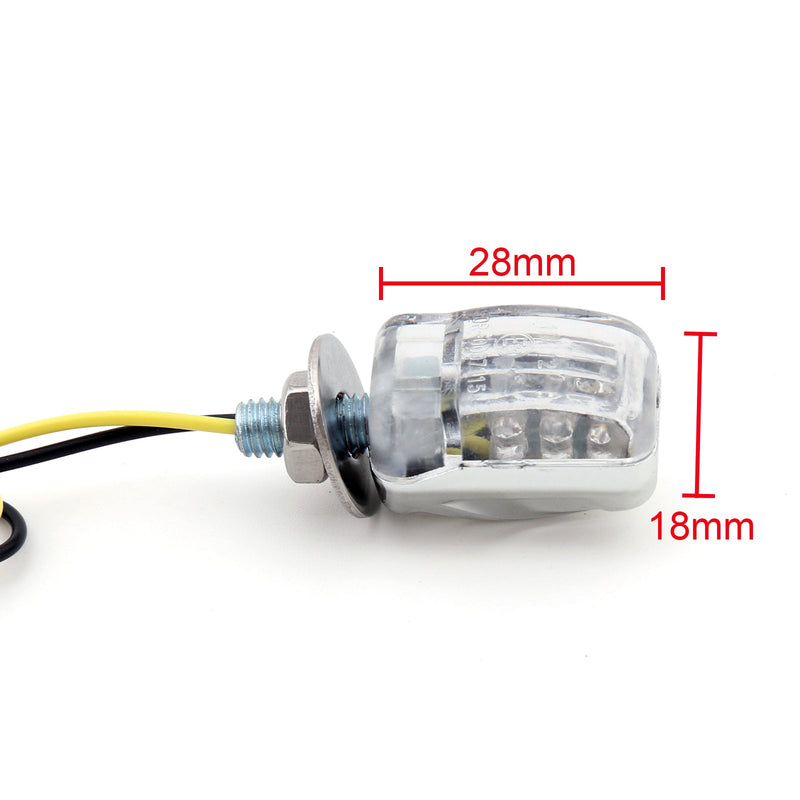 LED Micro Mini Tiny Small Indicator Blinker Motorcykel Motorcykel Generisk