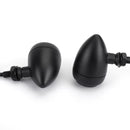 Indicadores de señal tipo bala de motocicleta para Harley Chopper Cafe Racer 2 colores