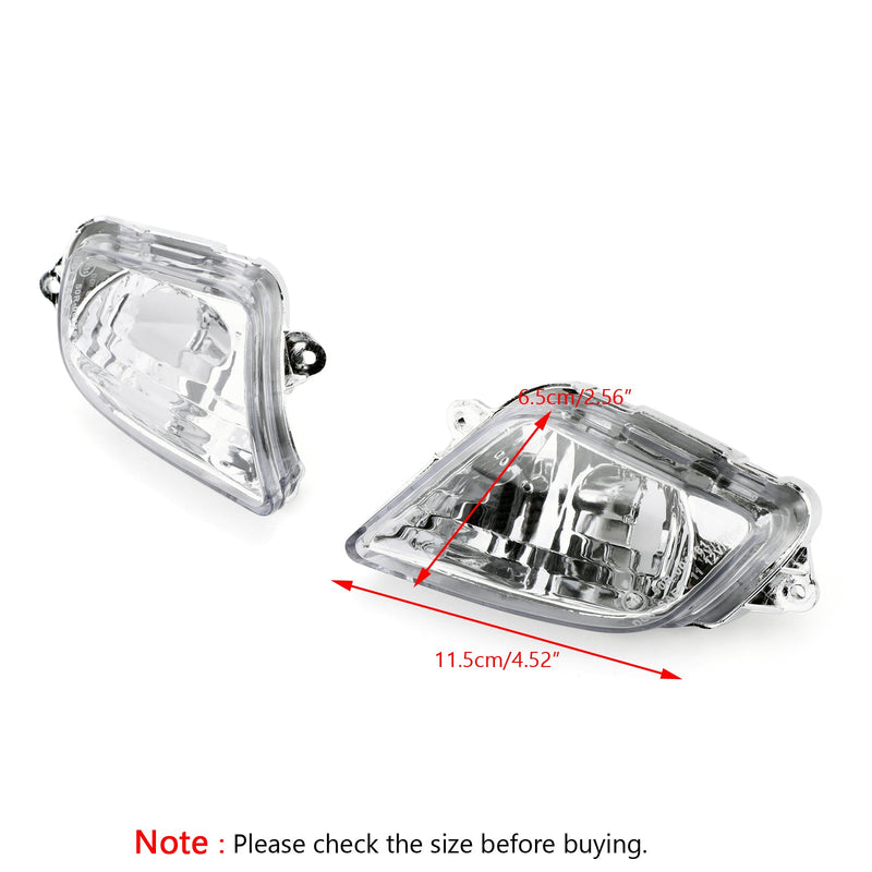 Pisca-piscas dianteiros para lente Honda CBR1100XX (1999-2006) 2 cores Genérico