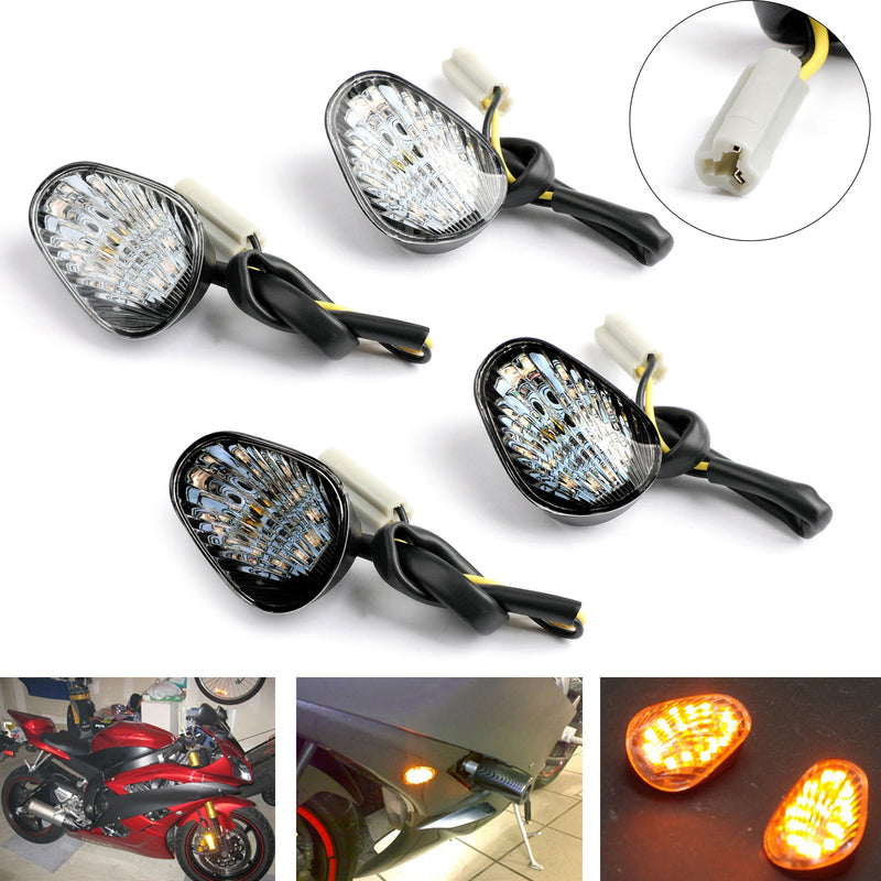 2006 2007 2008 Yamaha YZF R6 Kierunkowskazy LED do montażu podtynkowego Euro