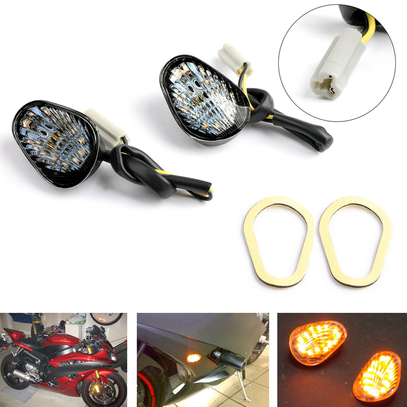 2006 2007 2008 Yamaha YZF R6 Flush Mount LED Euro Blinklys