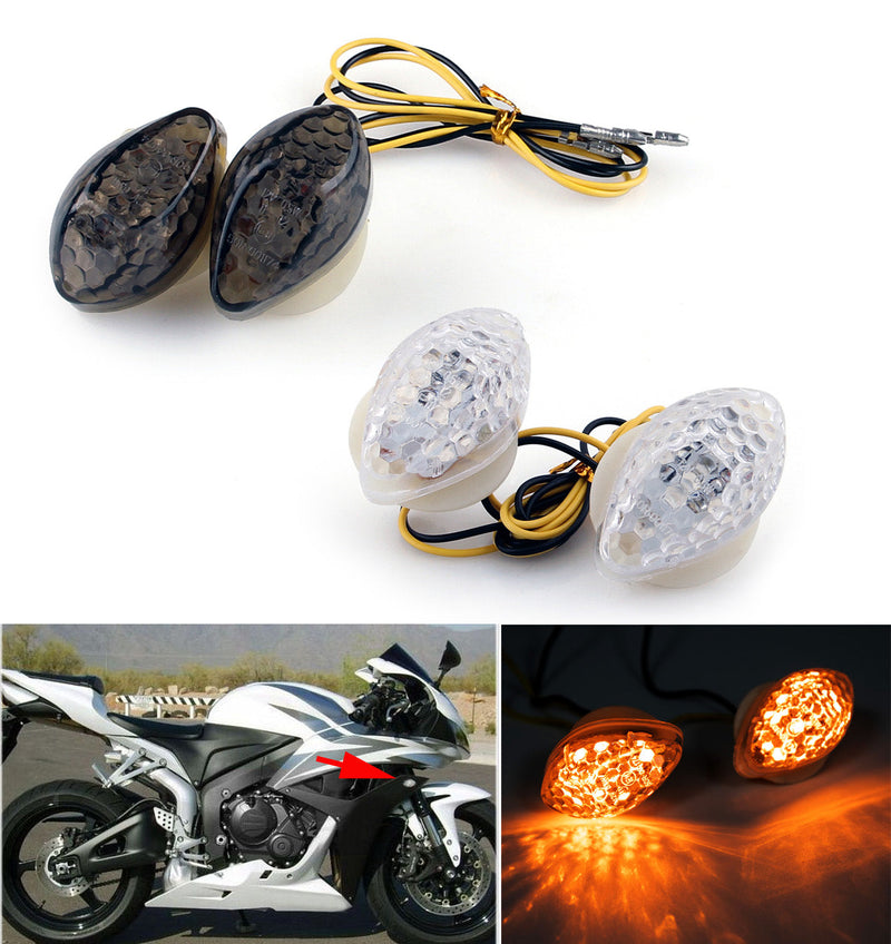 LED Flush mount Turn Signals For Honda CBR600/1000RR F4/i CBR900/929/919/954