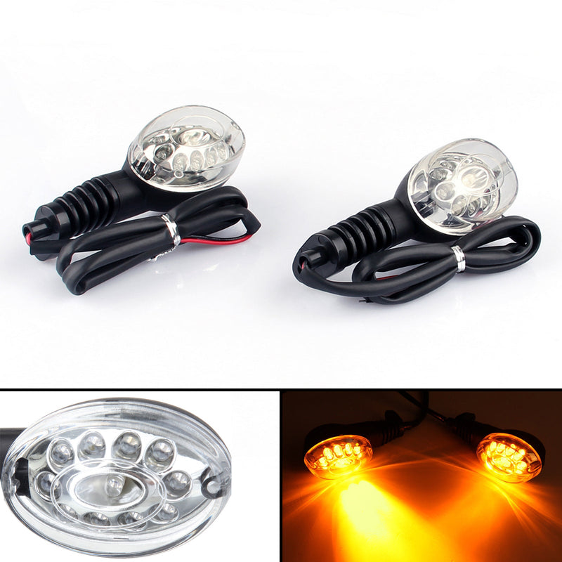 Front Rear LED Turn Signals Blinker Indicator Amber Kawasaki NINJA 25R 8-12 S