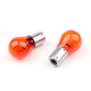 4pcs tampa da lente do sinal de mudança + lâmpadas para Harley XL 883 48 Sportster genérico