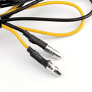 2 x mini indicadores de bala LED de metal universal com lente esférica