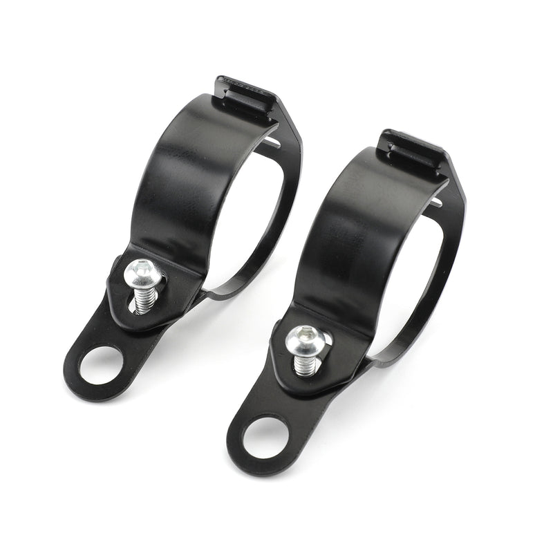 2 peças de suporte de sinal de mudança de direção frontal suporte de fixação de haste de garfo 41-51 mm genérico