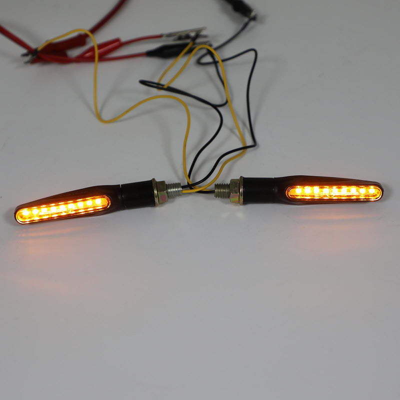 Luz indicadora de seta para motocicleta M10 Pisca-pisca Scooter Chopper Café Racer Genérico