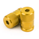 Par CNC Billet anti-tyveri dækventilstammehætter til bil lastbil cykel motorcykel