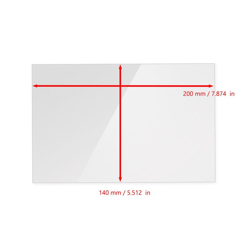 5 st 3D-skrivare LCD FEP Film Release Film 0,1/0,15 mm 140*200 för LCD 3D-skrivare