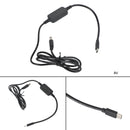 Adaptador de voltios USB a 9/12/15V, 5,5mm x 2,5mm, 1m, Cable de carga PD de 39,37 pulgadas