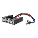 Leitor de cartão USB3.0 5 em 1 Hub de expansão frontal multifuncional de 5,25 polegadas