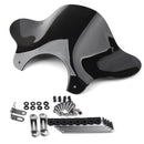 Vindruta Vindruta med monteringssats för Universal Motorcycle Cruiser, Smoke Generic